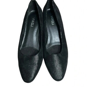 VANELI shoes,woman 8.5M. Astyr textured print,shimmer, slip on,flats.career EC